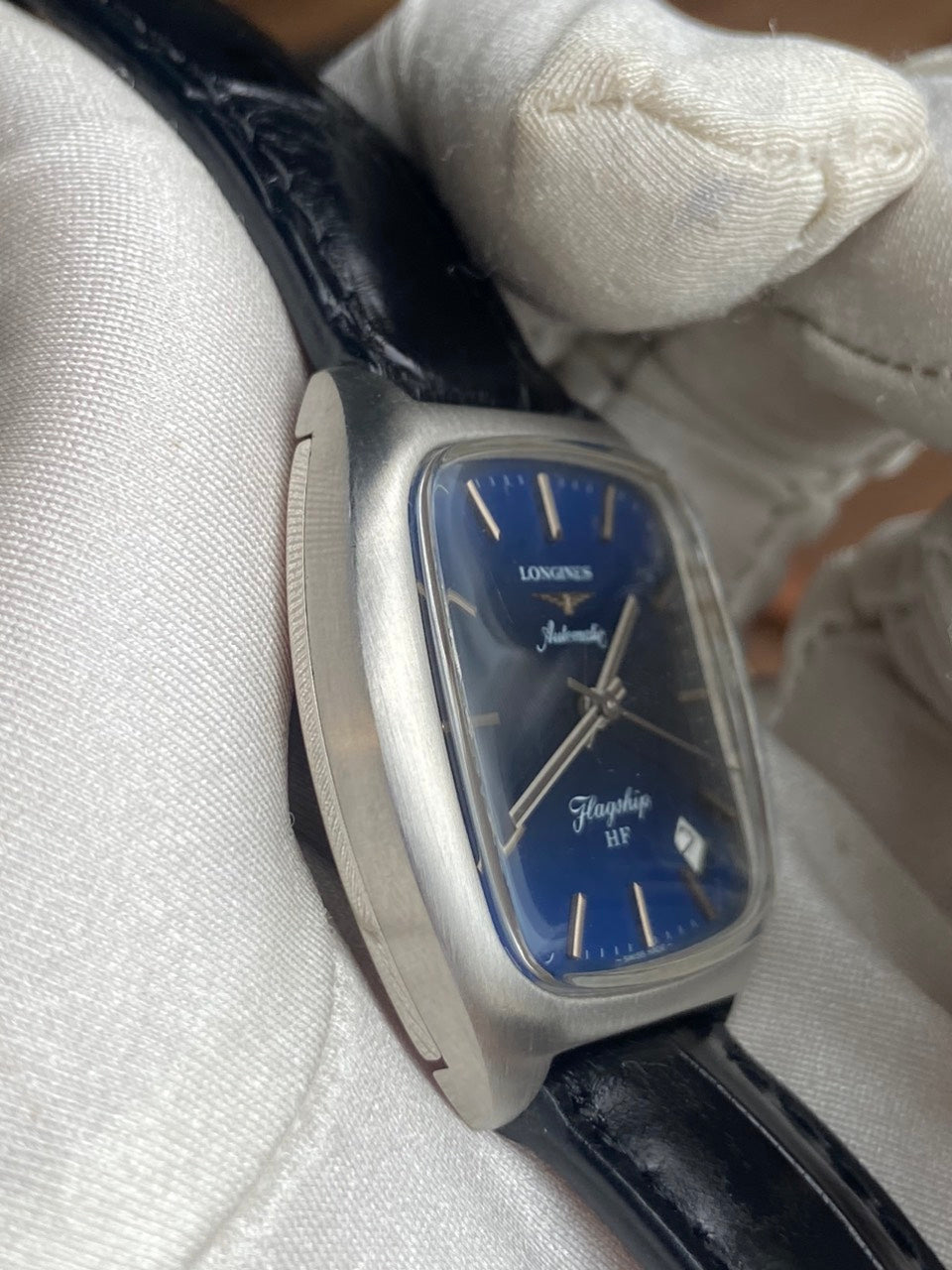 LONGINES FLAGSHIP HF AUTOMATIC BLUE DIAL REF. 8418