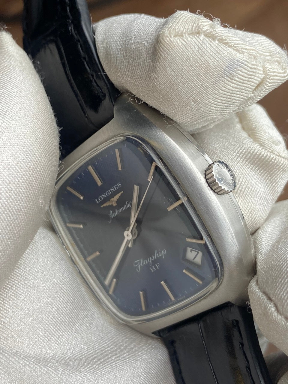 LONGINES FLAGSHIP HF AUTOMATIC BLUE DIAL REF. 8418