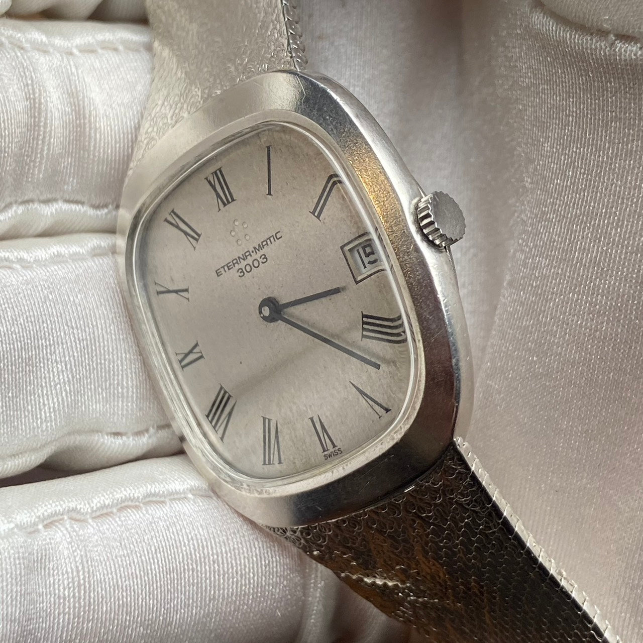 ETERNA MATIC AUTOMATIC SILVER 800 REF. 647