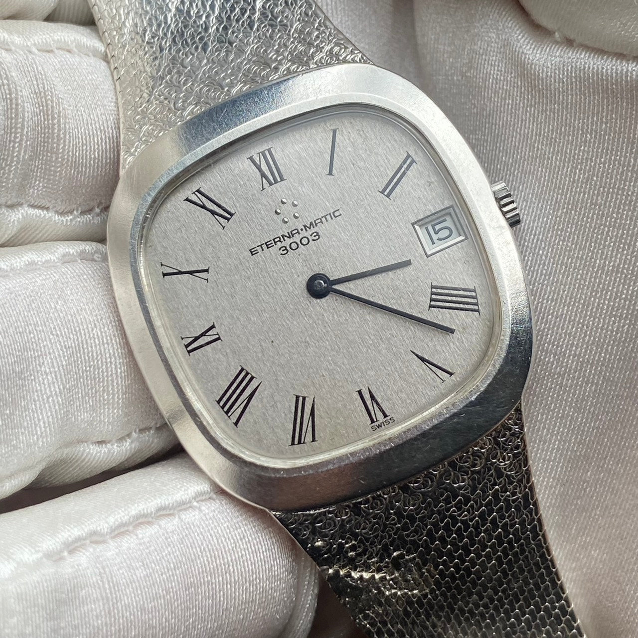 ETERNA MATIC AUTOMATIC SILVER 800 REF. 647