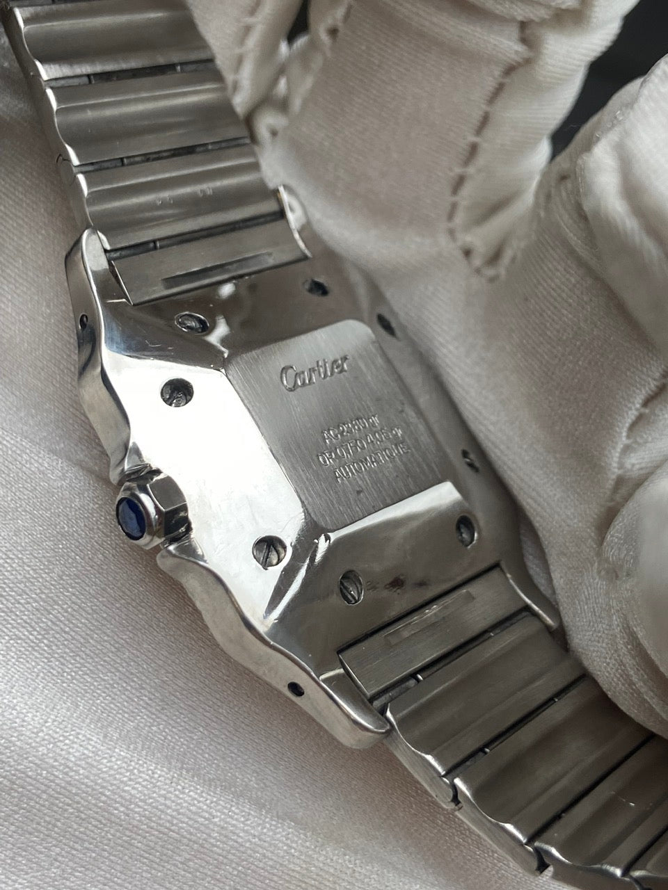 CARTIER SANTOS CARRÉE AUTOMATIC TWO TONES GOLD & STEEL REF. 2961