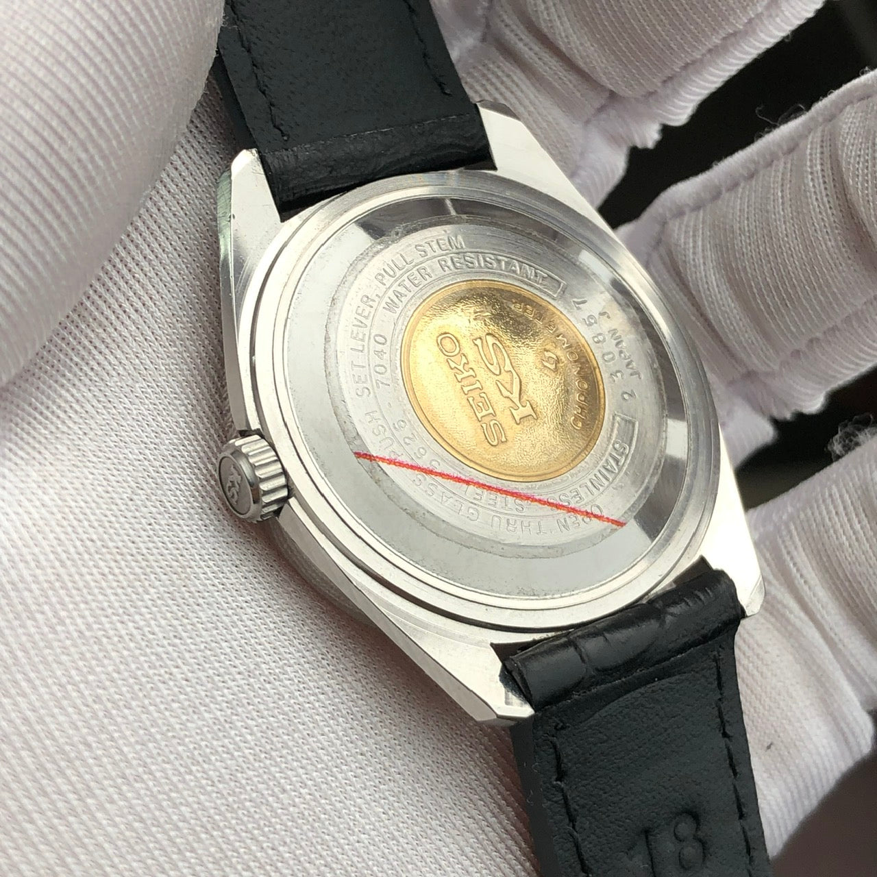SEIKO KING CHRONOMETER AUTOMATIC HI-BEAT DAY-DATE REF. 5626-7040