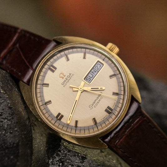 OMEGA SEAMASTER COSMIC AUTOMATIC DAY-DATE REF 166.026