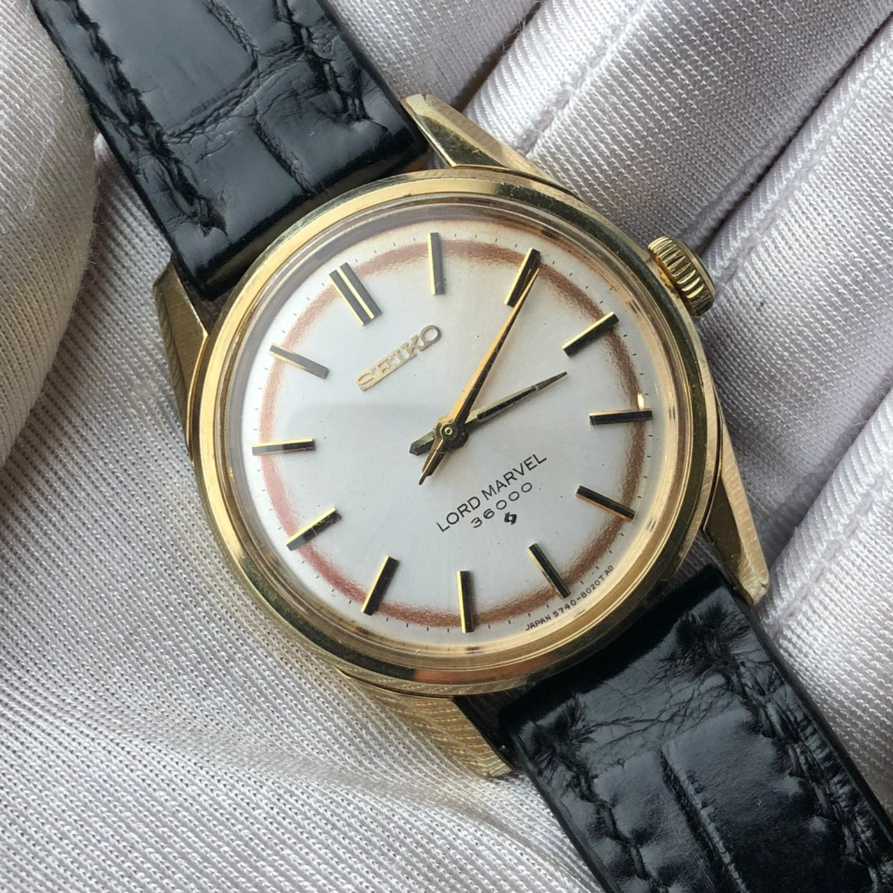 SEIKO LORD MARVEL GOLD PLATED HI-BEAT 36000 REF. 5740-8000