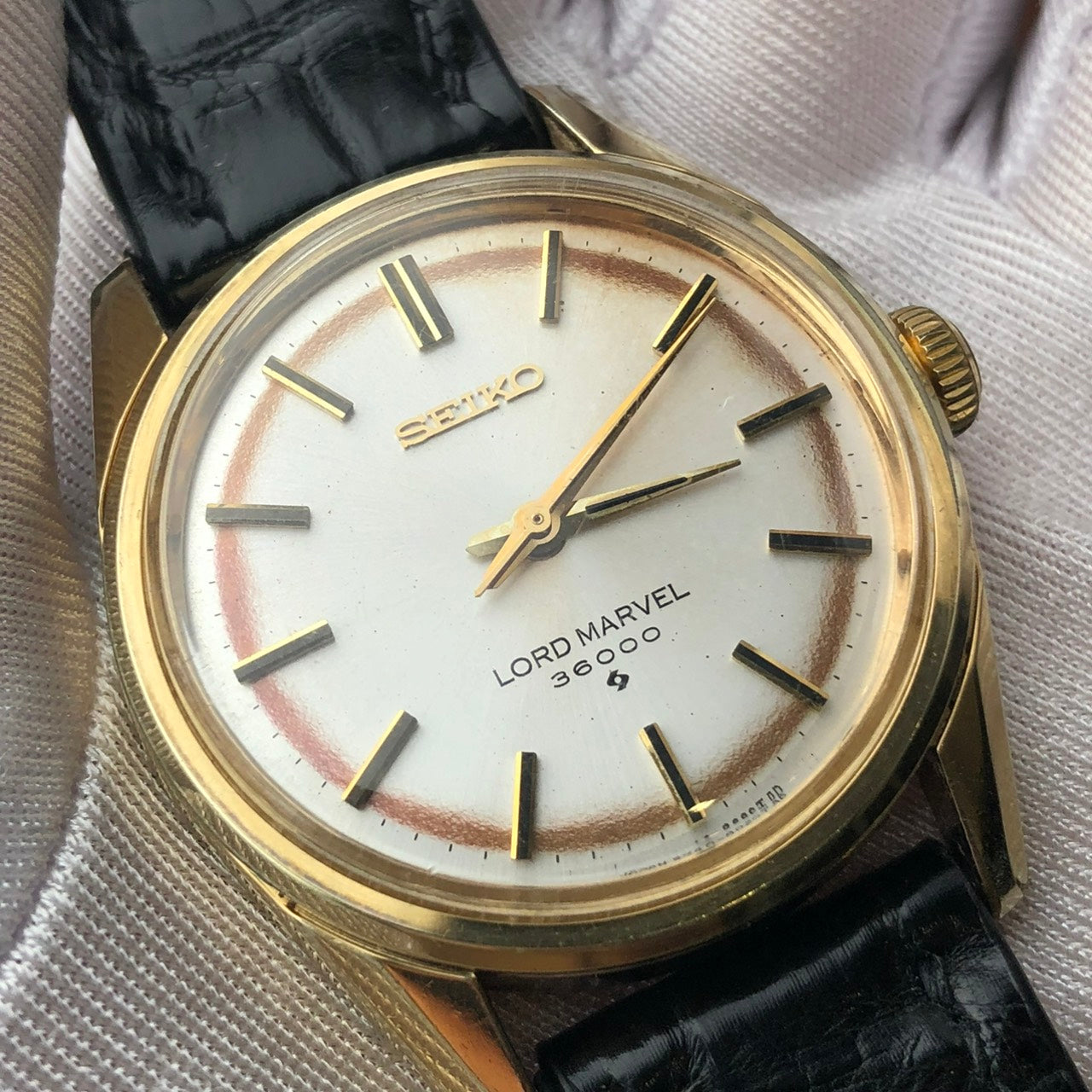 SEIKO LORD MARVEL GOLD PLATED HI-BEAT 36000 REF. 5740-8000
