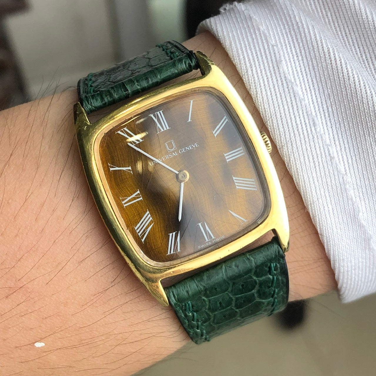 UNIVERSAL GENÈVE SPIDER WEB AMBER DIAL REF. 542114