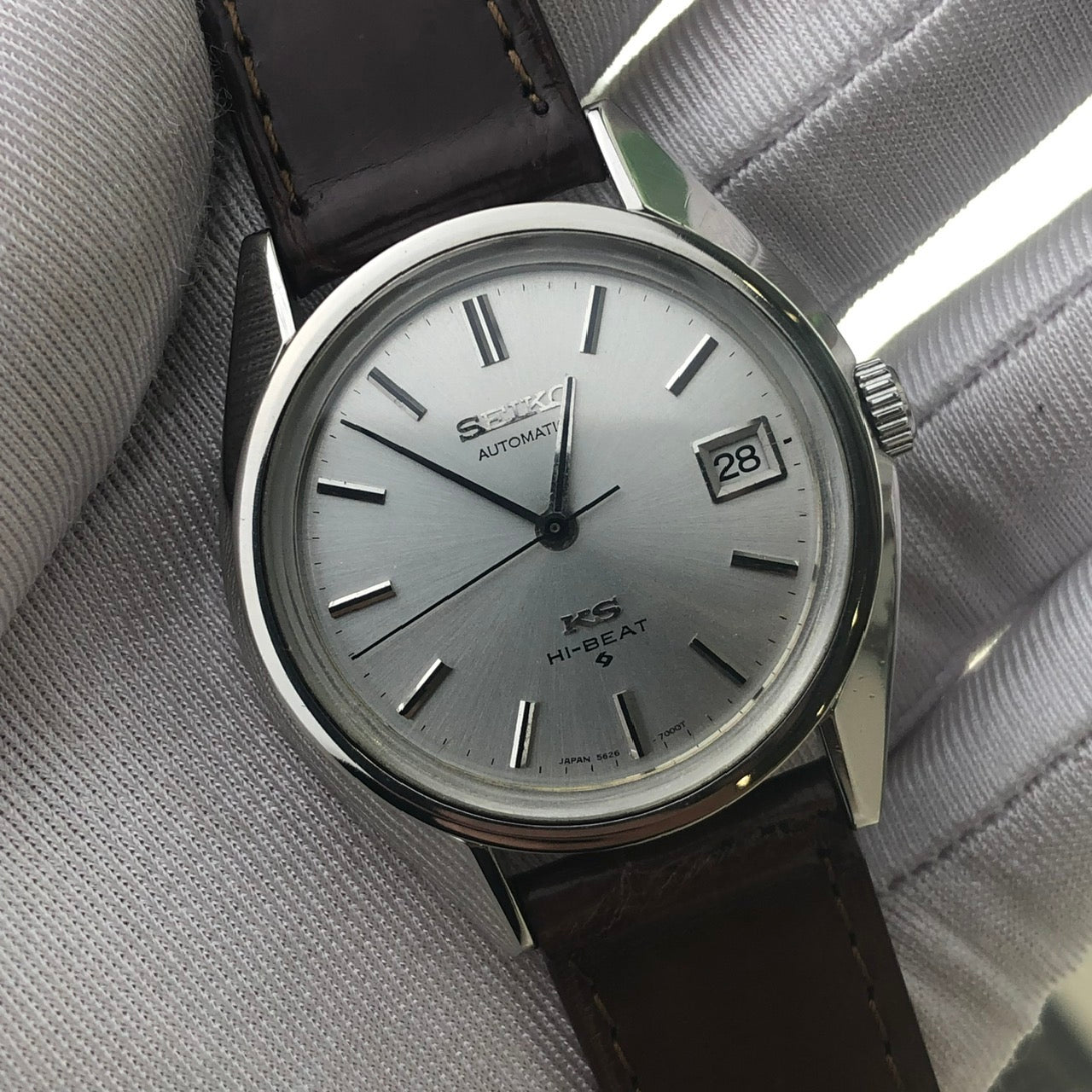 SEIKO KING KS AUTOMATIC DAY-DATE HI-BEAT REF. 5626-7000