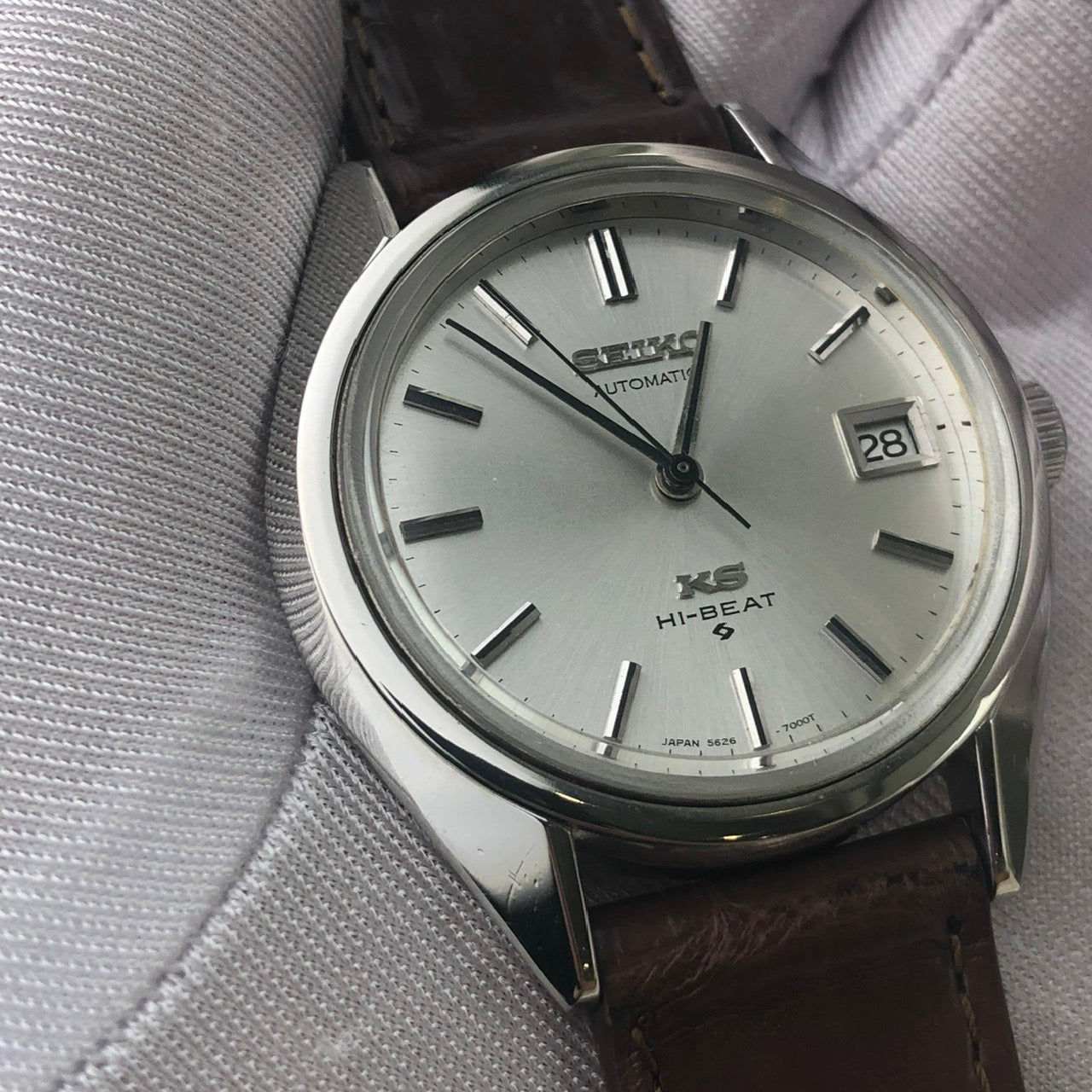 SEIKO KING KS AUTOMATIC DAY-DATE HI-BEAT REF. 5626-7000