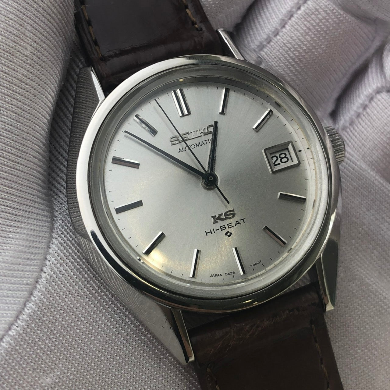 SEIKO KING KS AUTOMATIC DAY-DATE HI-BEAT REF. 5626-7000