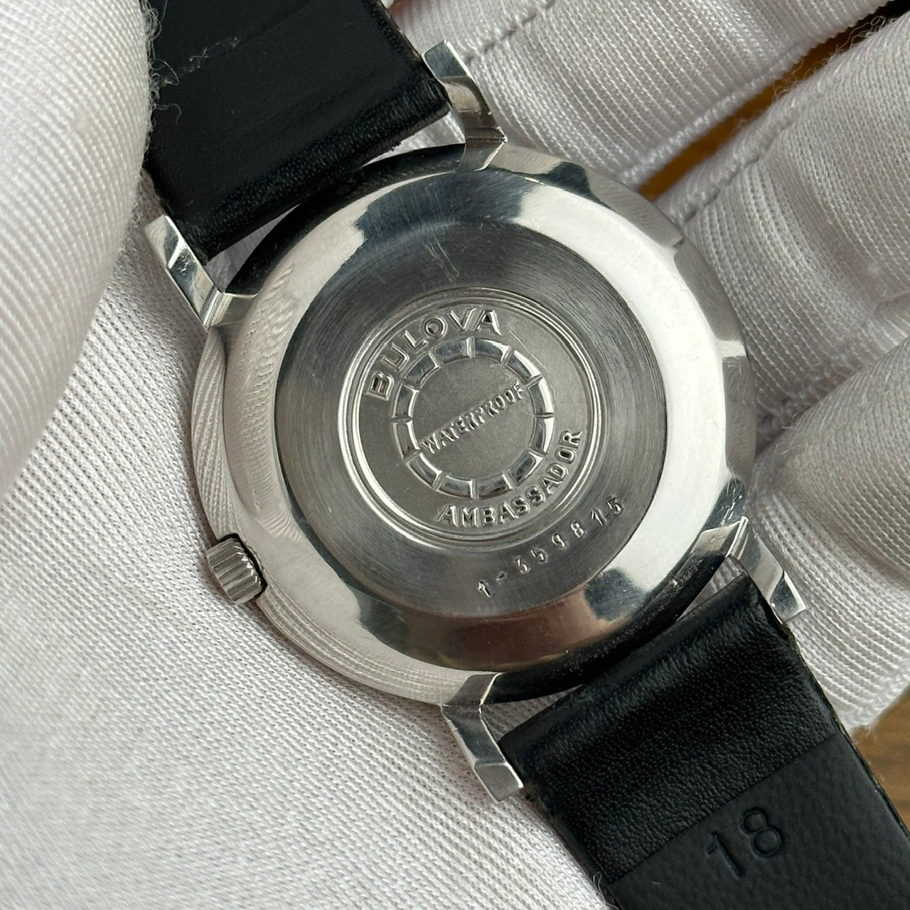 BULOVA AMBASSADOR AUTOMATIC BLACK DIAL REF. 573