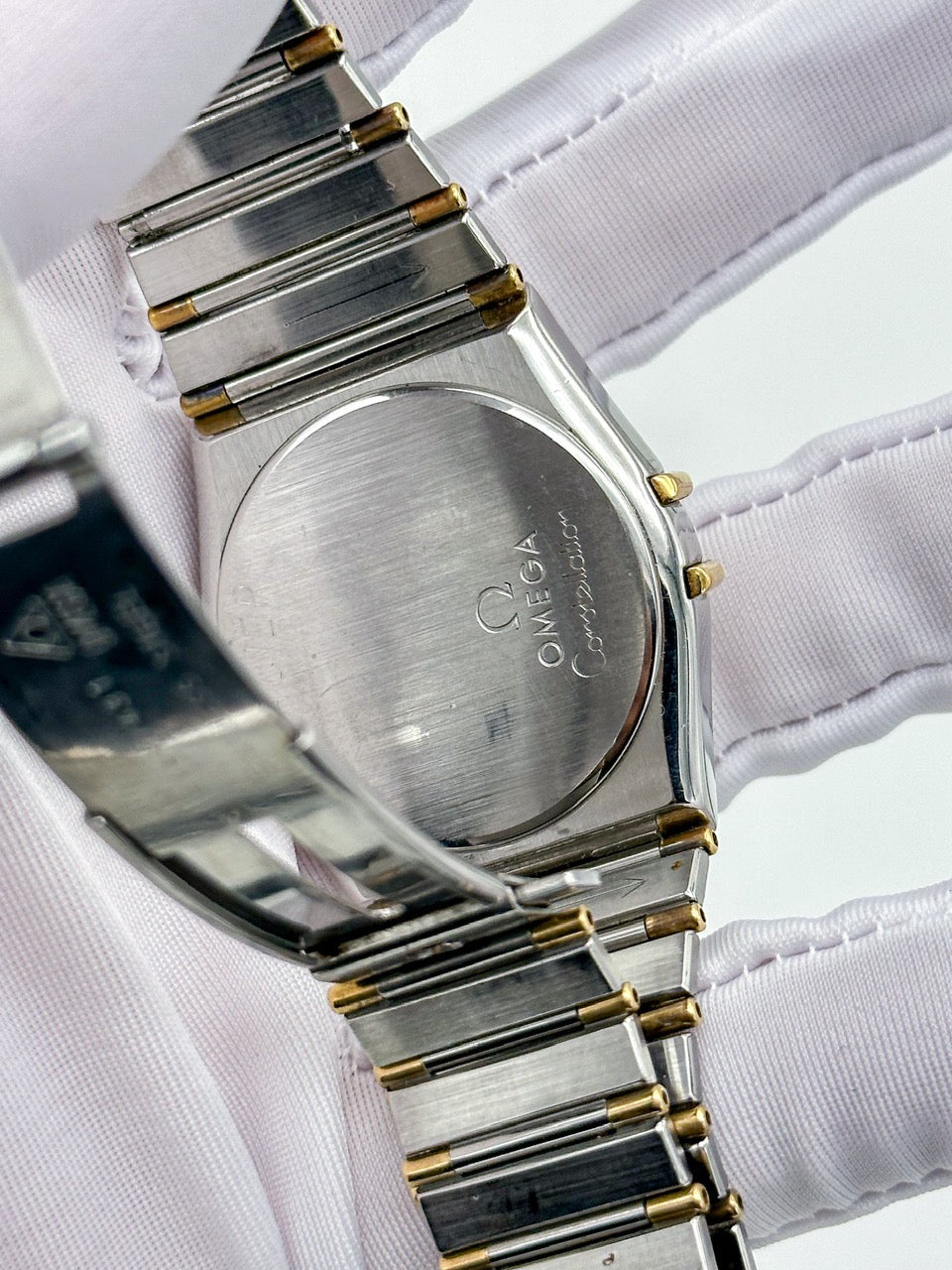 OMEGA CONSTELLATION DAY-DATE 18K YELLOW GOLD & STEEL REF. 396.1080