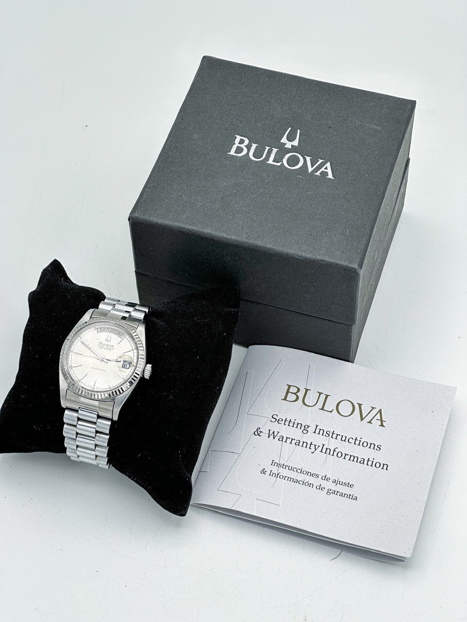 {FULL SET} BULOVA SUPER SEVILLA DAY-DATE REF. 4410101