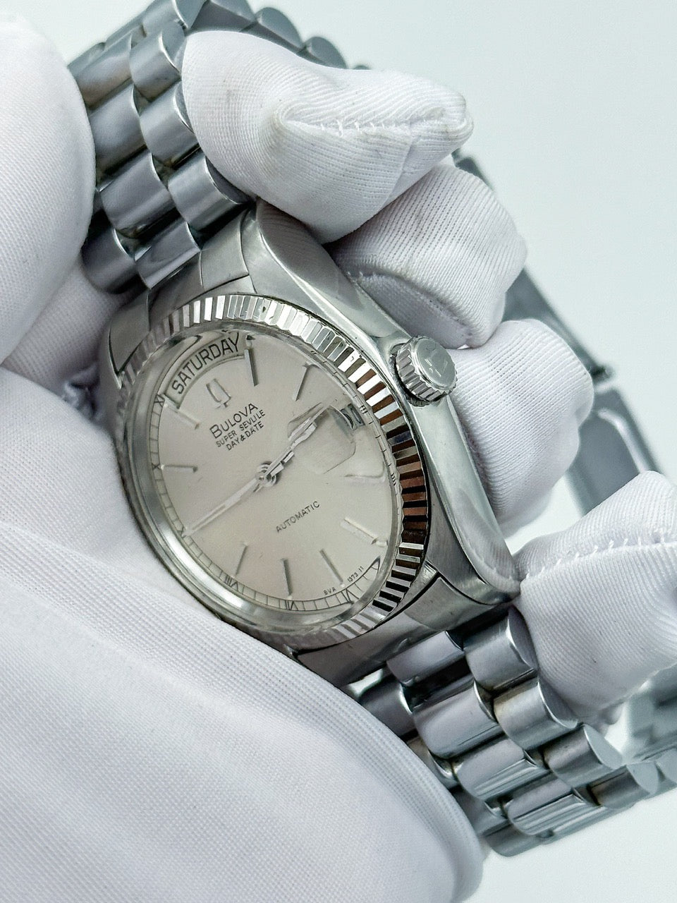 {FULL SET} BULOVA SUPER SEVILLA DAY-DATE REF. 4410101