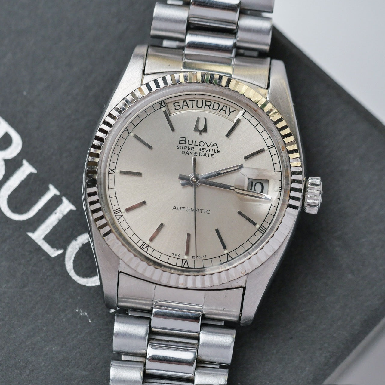 {FULL SET} BULOVA SUPER SEVILLA DAY-DATE REF. 4410101