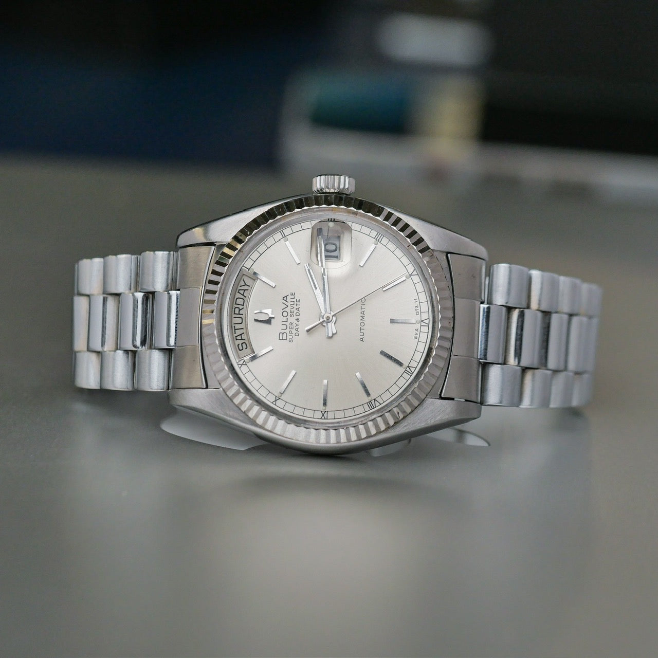 {FULL SET} BULOVA SUPER SEVILLA DAY-DATE REF. 4410101