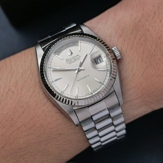 {FULL SET} BULOVA SUPER SEVILLA DAY-DATE REF. 4410101