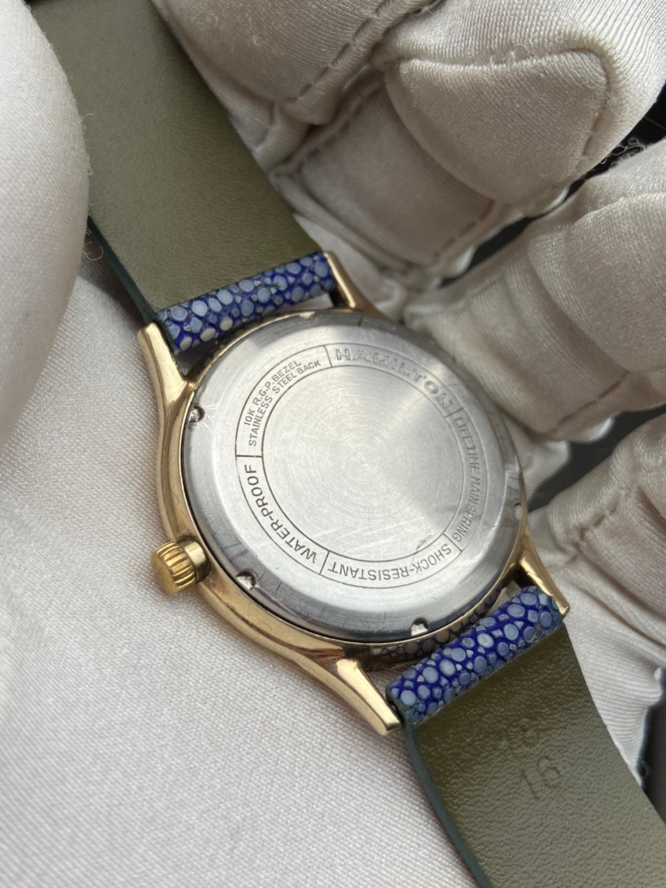 HAMILTON THIN-O-MATIC AUTOMATIC 10K GOLD PLATED REF. S492780