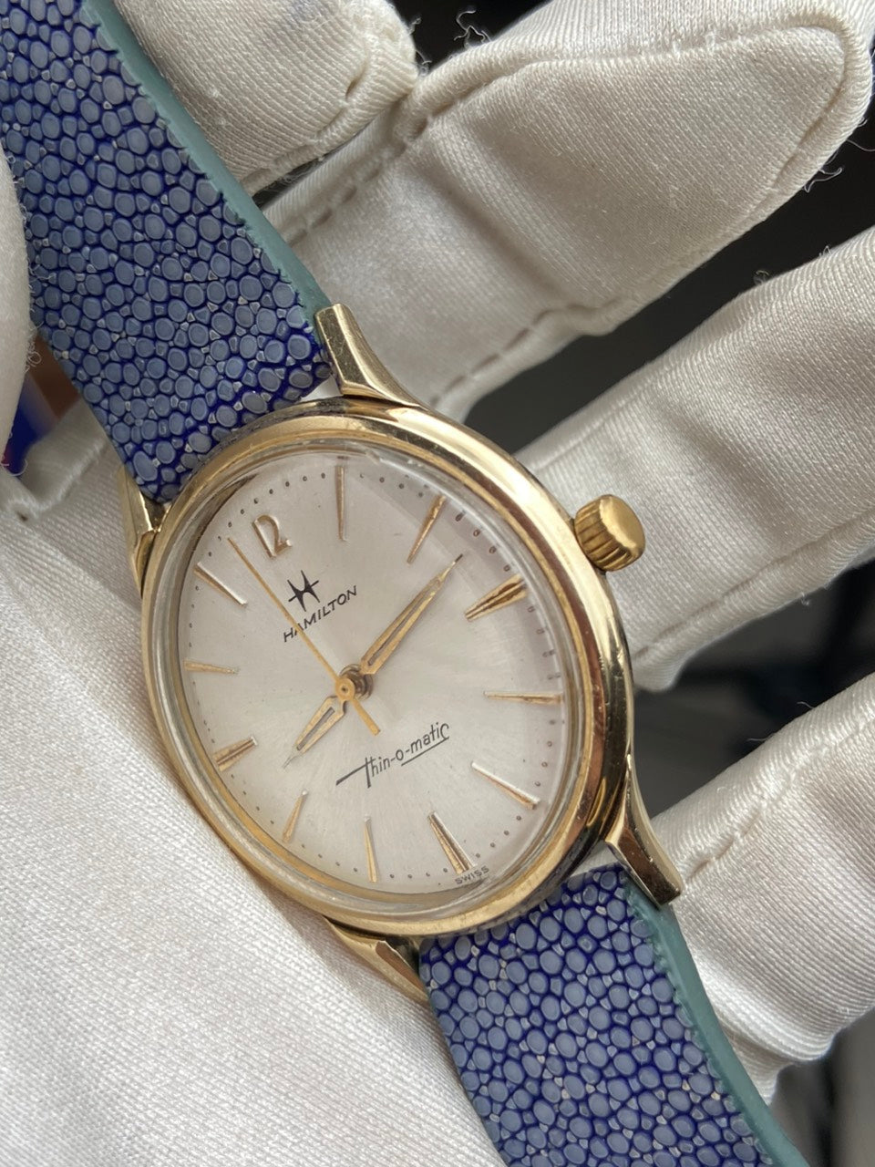 HAMILTON THIN-O-MATIC AUTOMATIC 10K GOLD PLATED REF. S492780