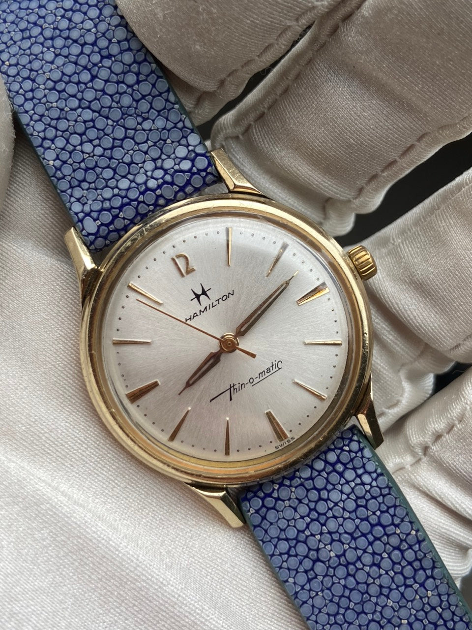 HAMILTON THIN-O-MATIC AUTOMATIC 10K GOLD PLATED REF. S492780