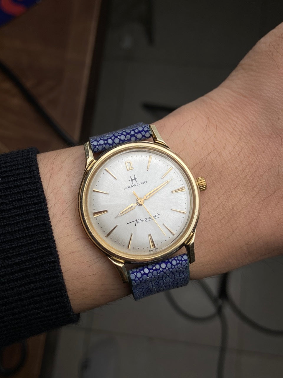 HAMILTON THIN-O-MATIC AUTOMATIC 10K GOLD PLATED REF. S492780
