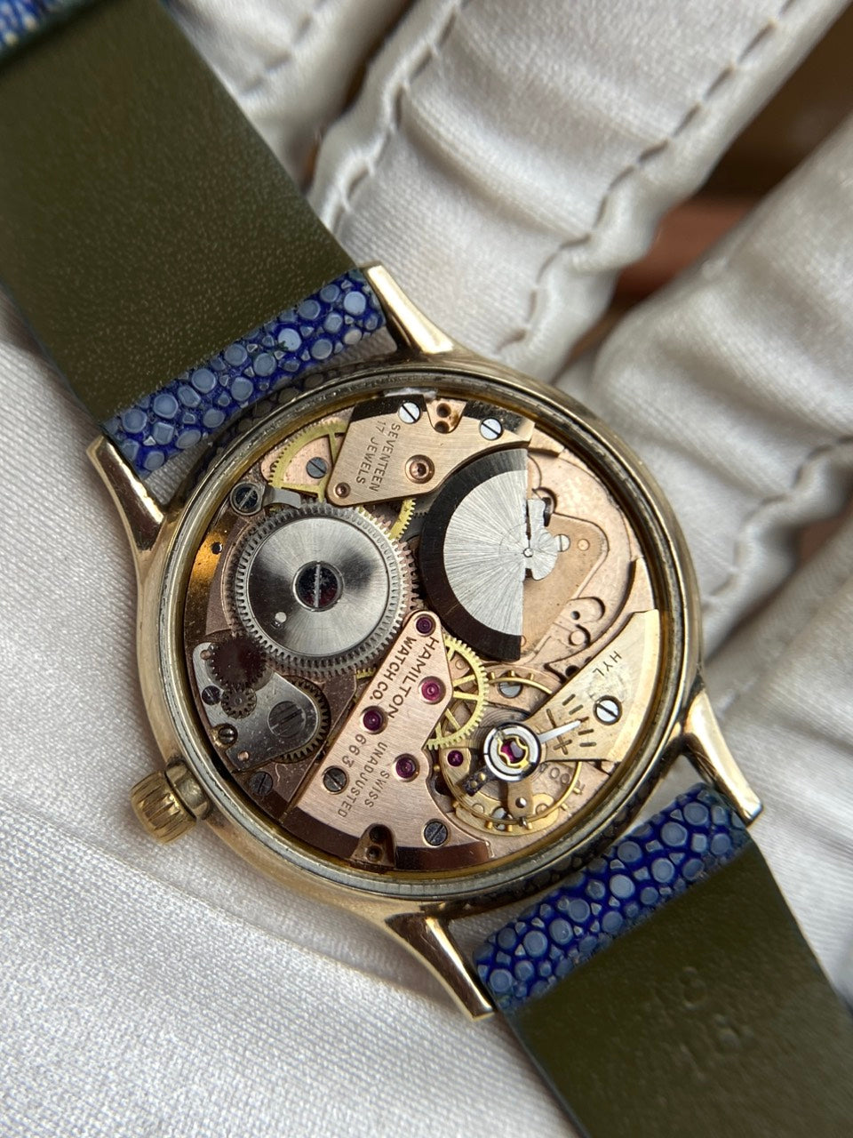 HAMILTON THIN-O-MATIC AUTOMATIC 10K GOLD PLATED REF. S492780