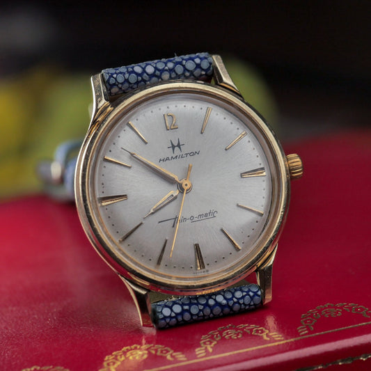 HAMILTON THIN-O-MATIC AUTOMATIC 10K GOLD PLATED REF. S492780