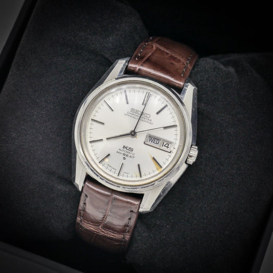 SEIKO KING CHRONOMETER AUTOMATIC HI-BEAT DAY-DATE REF. 5626-7000