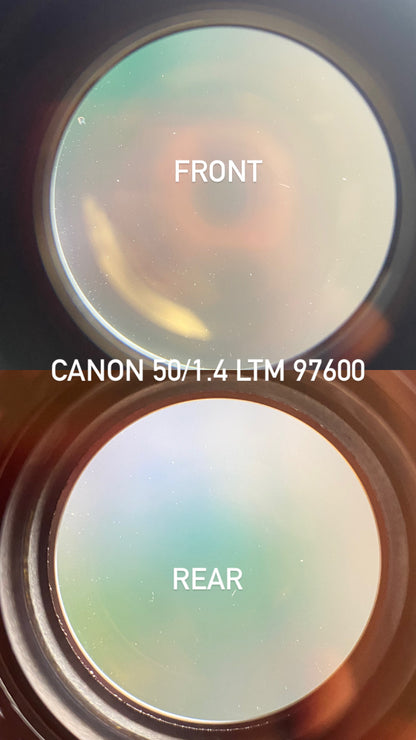 CANON 50MM F1.4 LTM (LEICA M39) STANDARD LENS