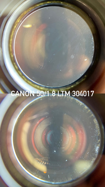 CANON 50MM 1:1,8 F1,8 LTM (LEICA M39) STANDARD LENS