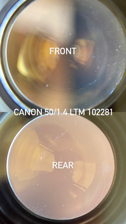 CANON 50MM F1.4 LTM (LEICA M39) STANDARD LENS