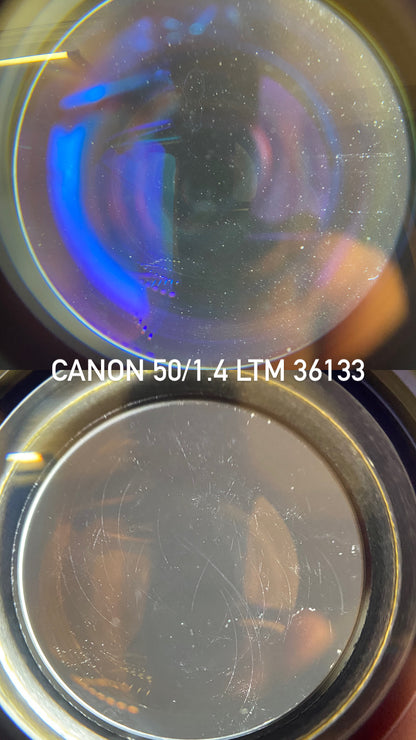 CANON 50MM 1:1,4 F1,4 LTM (LEICA M39) STANDARD LENS