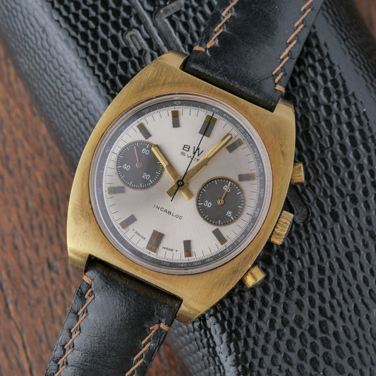 BWC-SWISS VINTAGE PANDA CHRONOGRAPH
