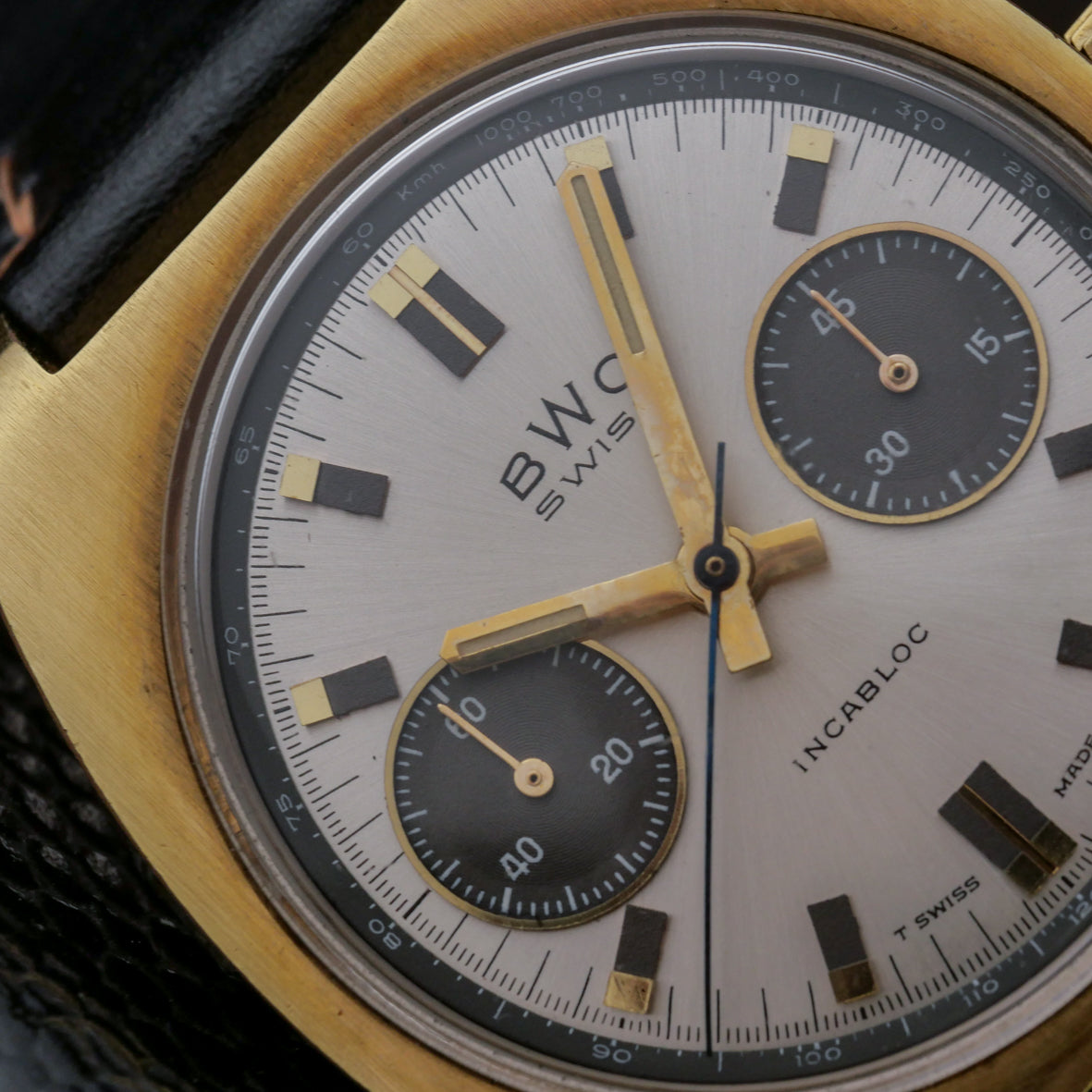BWC-SWISS VINTAGE PANDA CHRONOGRAPH