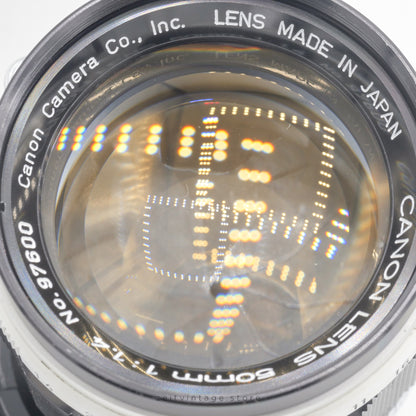 CANON 50MM F1.4 LTM (LEICA M39) STANDARD LENS