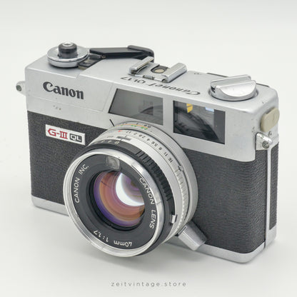 CANON CANONET QL17 G-III JAPAN RANGEFINDER