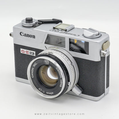 CANON CANONET QL17 G-III JAPAN RANGEFINDER 796958