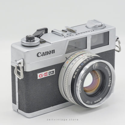 CANON CANONET QL17 G-III JAPAN RANGEFINDER