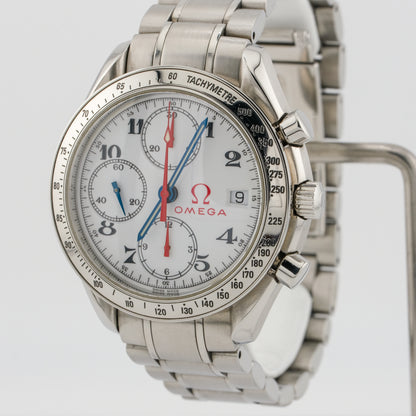 OMEGA SPEEDMASTER CHRONOGRAPH AUTOMATIC OLYMPIC ENAMEL DIAL REF. 175.0084