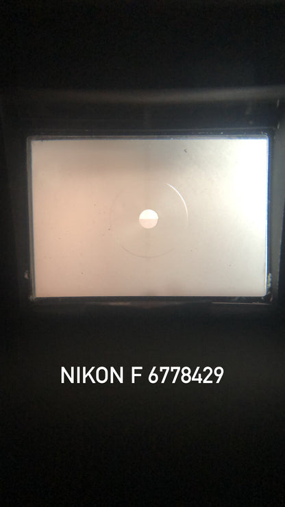 NIKON F + STANDARD PRISM FINDER