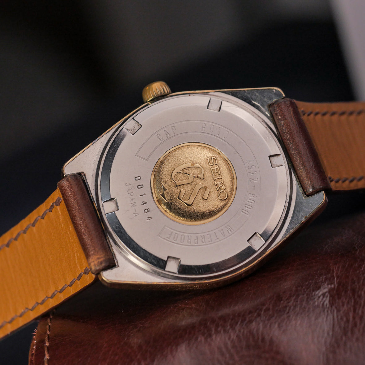 GRAND SEIKO GS HI-BEAT 36000 GOLD CAPPED REF. 4522-8000