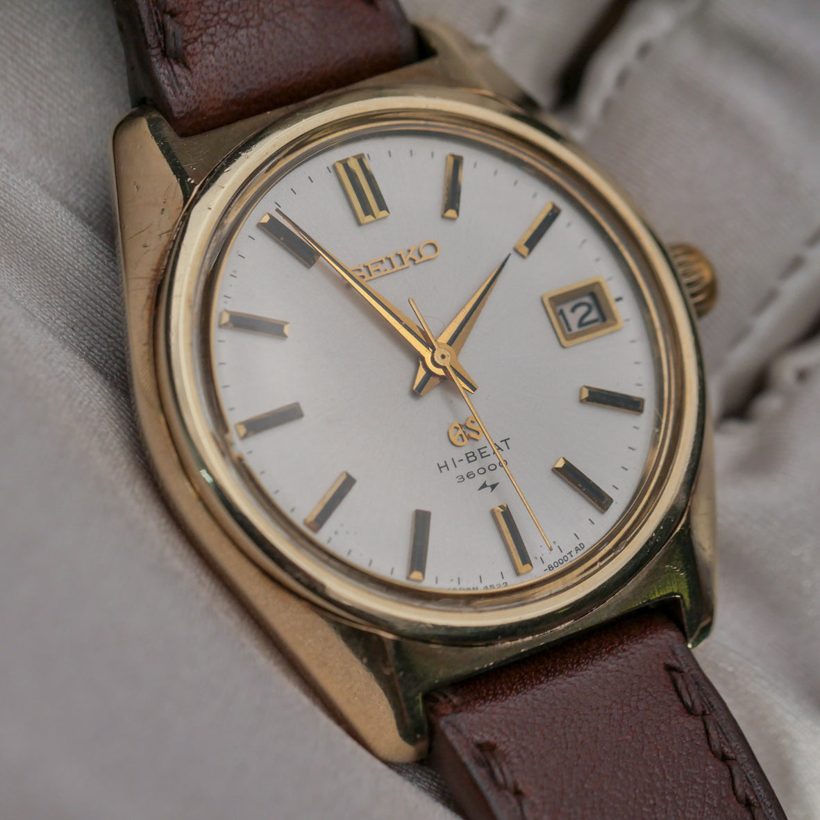 GRAND SEIKO GS HI-BEAT 36000 GOLD CAPPED REF. 4522-8000