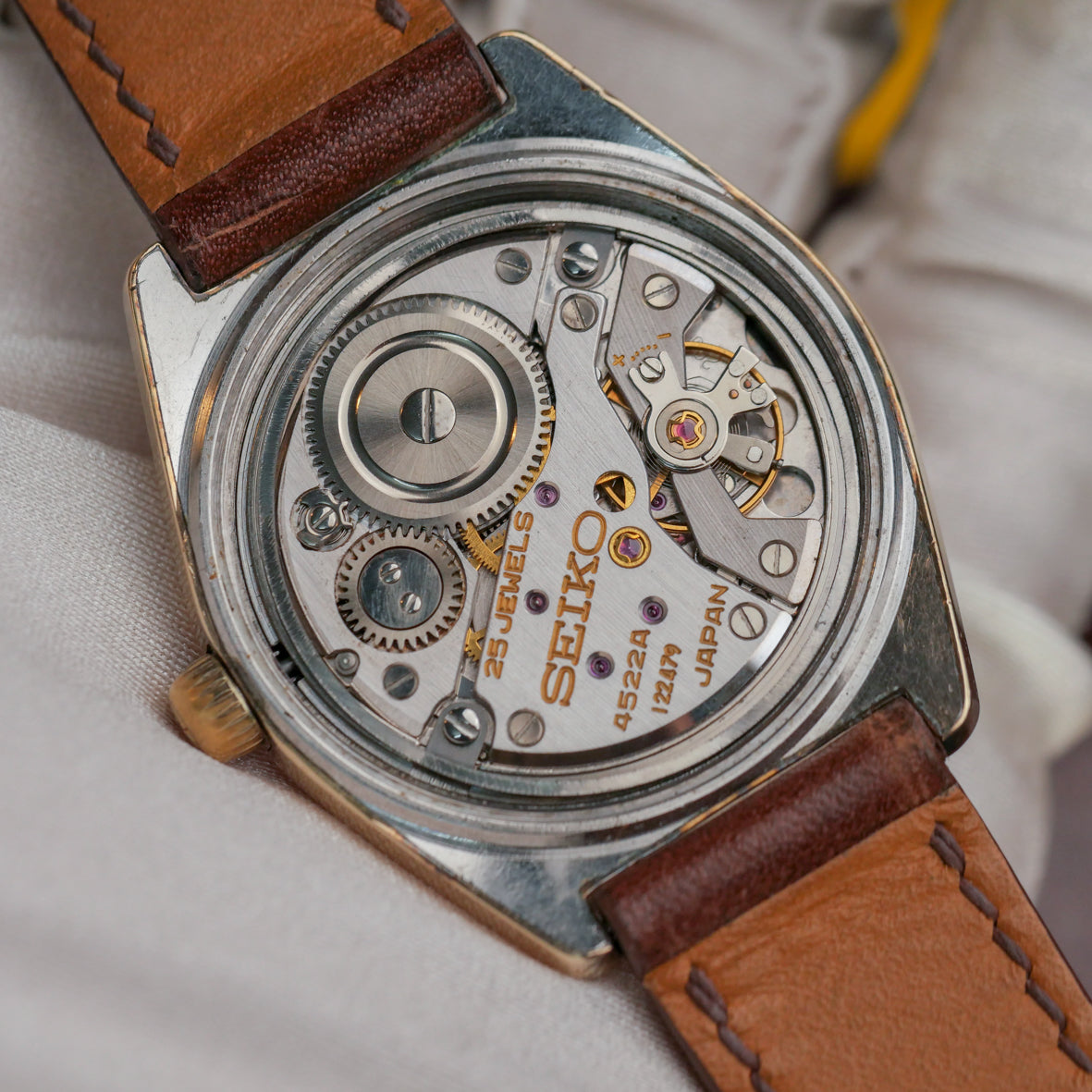 GRAND SEIKO GS HI-BEAT 36000 GOLD CAPPED REF. 4522-8000