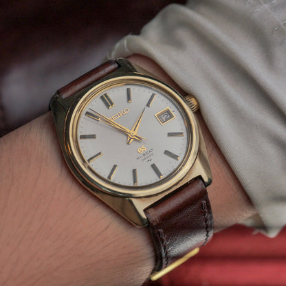GRAND SEIKO GS HI-BEAT 36000 GOLD CAPPED REF. 4522-8000