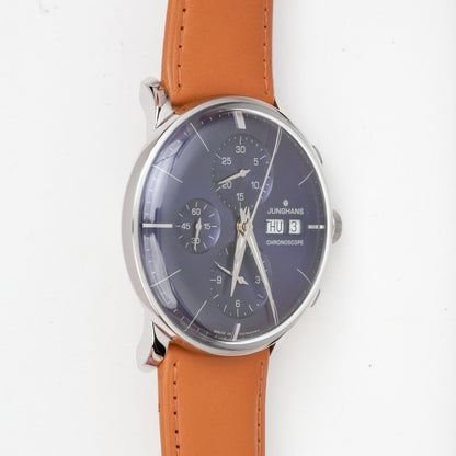 {FULL SET} JUNGHANS MEISTER CHRONOSCOPE CHRONOGRAPH AUTOMATIC REF. 027/4526