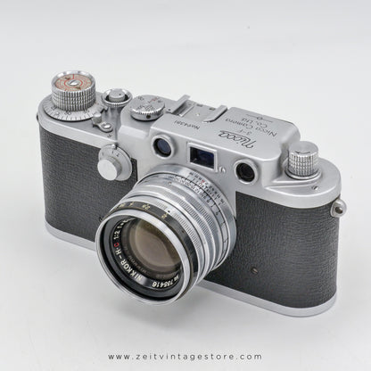 NIKON NICCA 3-F + NIKKOR-H.C 50mm F2 (LEICA M39 MOUNT) RANGEFINDER 94381