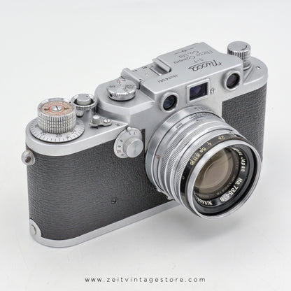 NIKON NICCA 3-F + NIKKOR-H.C 50mm F2 (LEICA M39 MOUNT) RANGEFINDER 94381