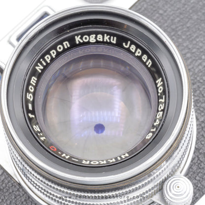 NIKON NICCA 3-F + NIKKOR-H.C 50mm F2 (LEICA M39 MOUNT) RANGEFINDER 94381