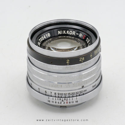 NIKON NICCA 3-F + NIKKOR-H.C 50mm F2 (LEICA M39 MOUNT) RANGEFINDER 94381