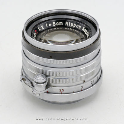 NIKON NICCA 3-F + NIKKOR-H.C 50mm F2 (LEICA M39 MOUNT) RANGEFINDER 94381