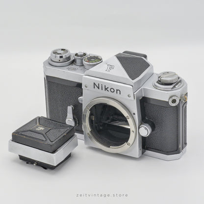 NIKON F + STANDARD PRISM + WAIST-LEVEL FINDER